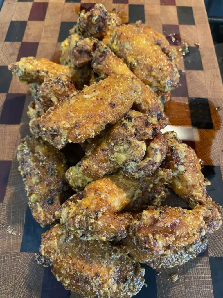 Parmesan chicken wings