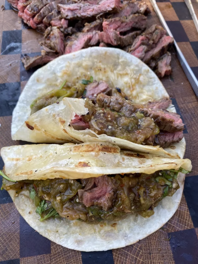 marinaded skirt steak