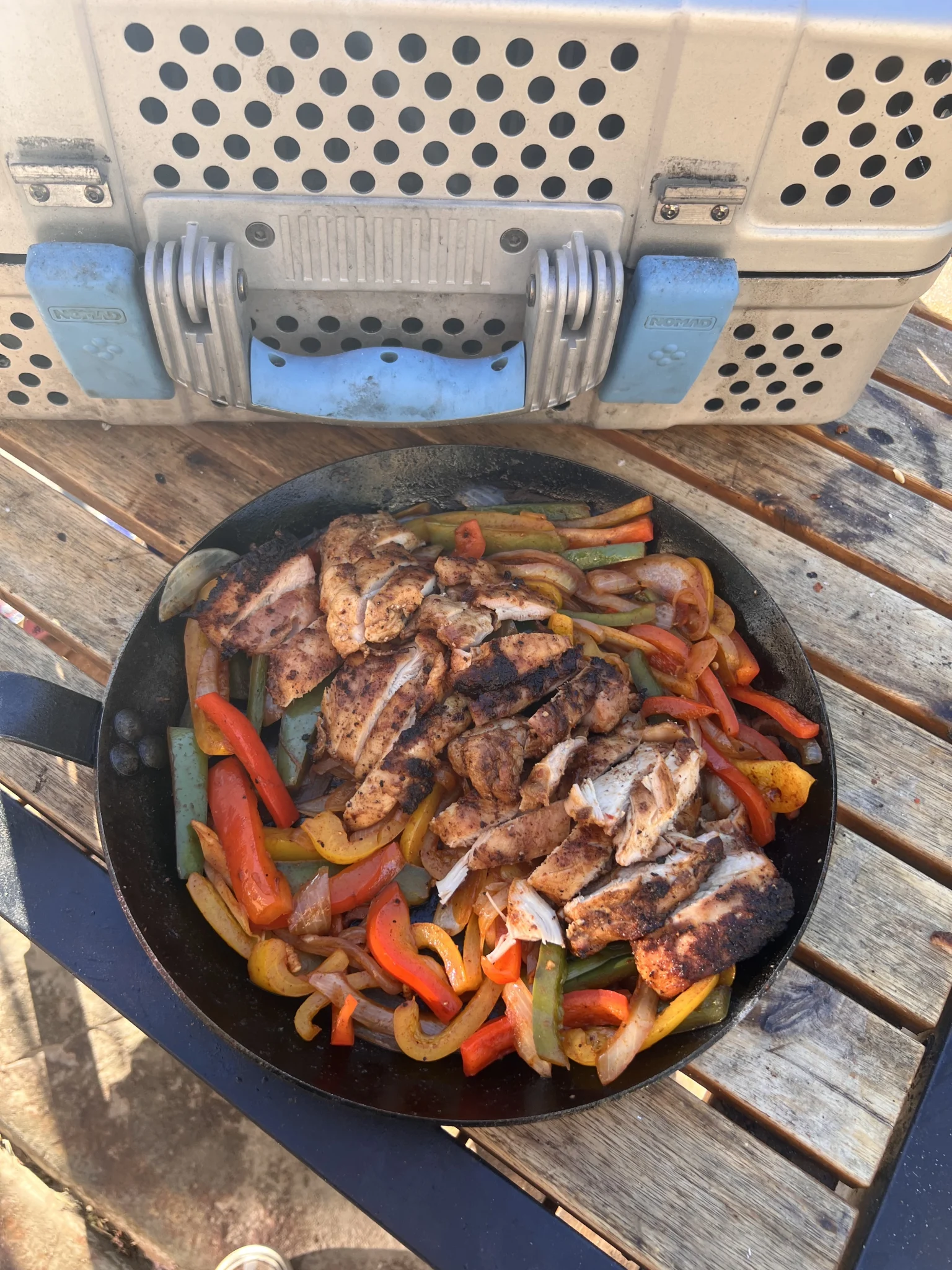 chicken fajitas