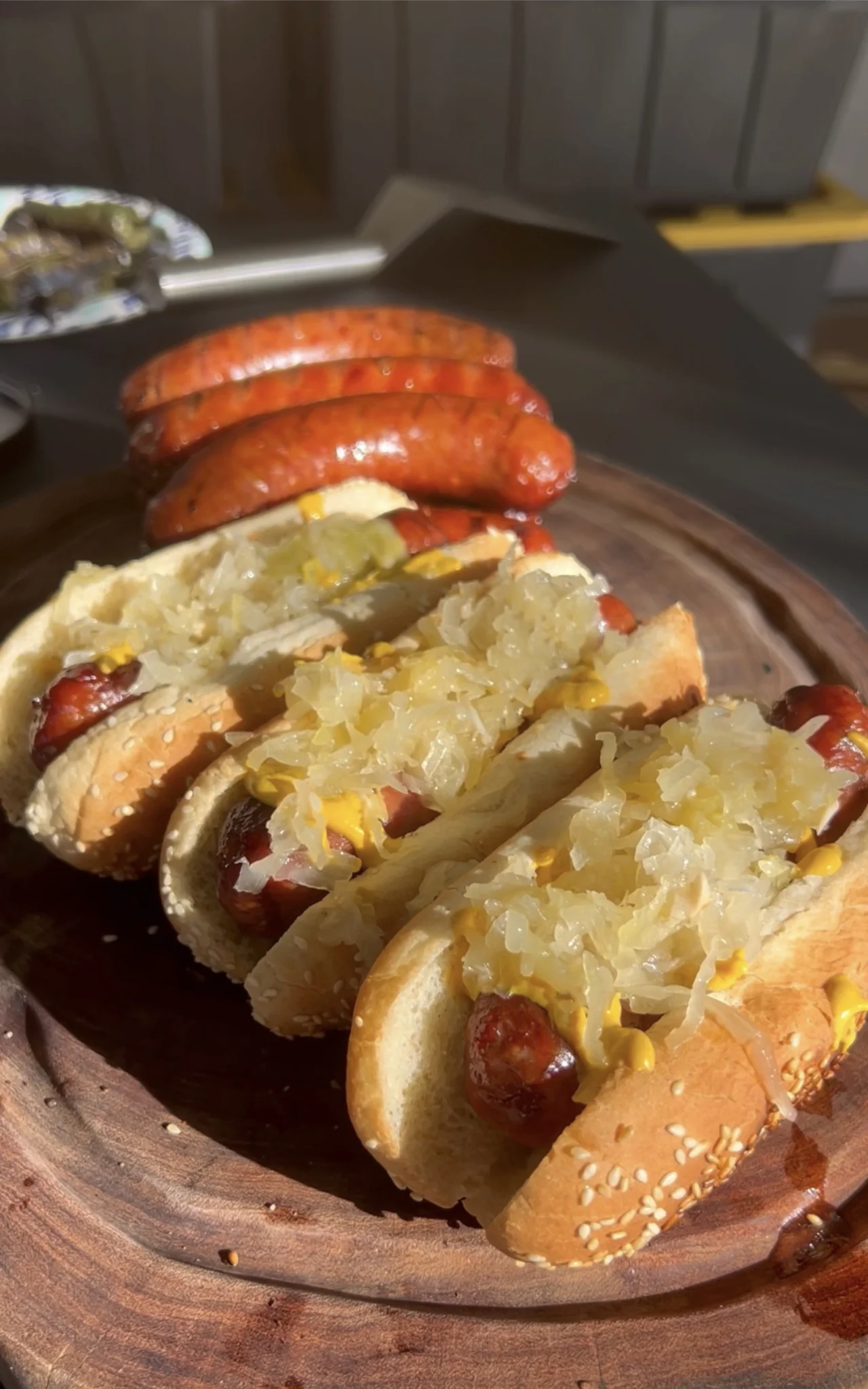 Smoked bratwurst