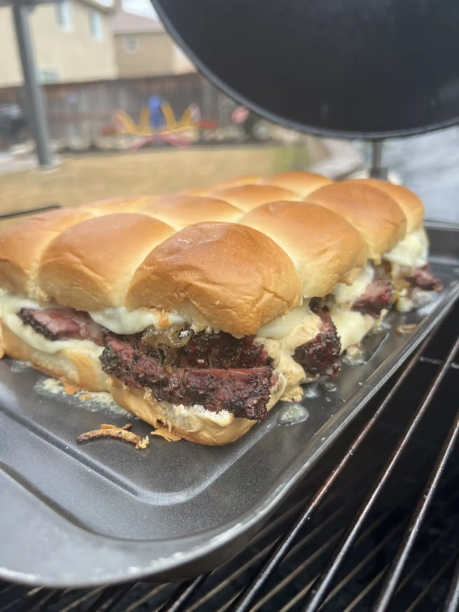 smoked beef sliders