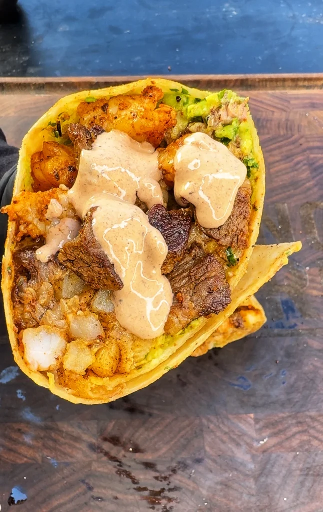 surf and turf burrito