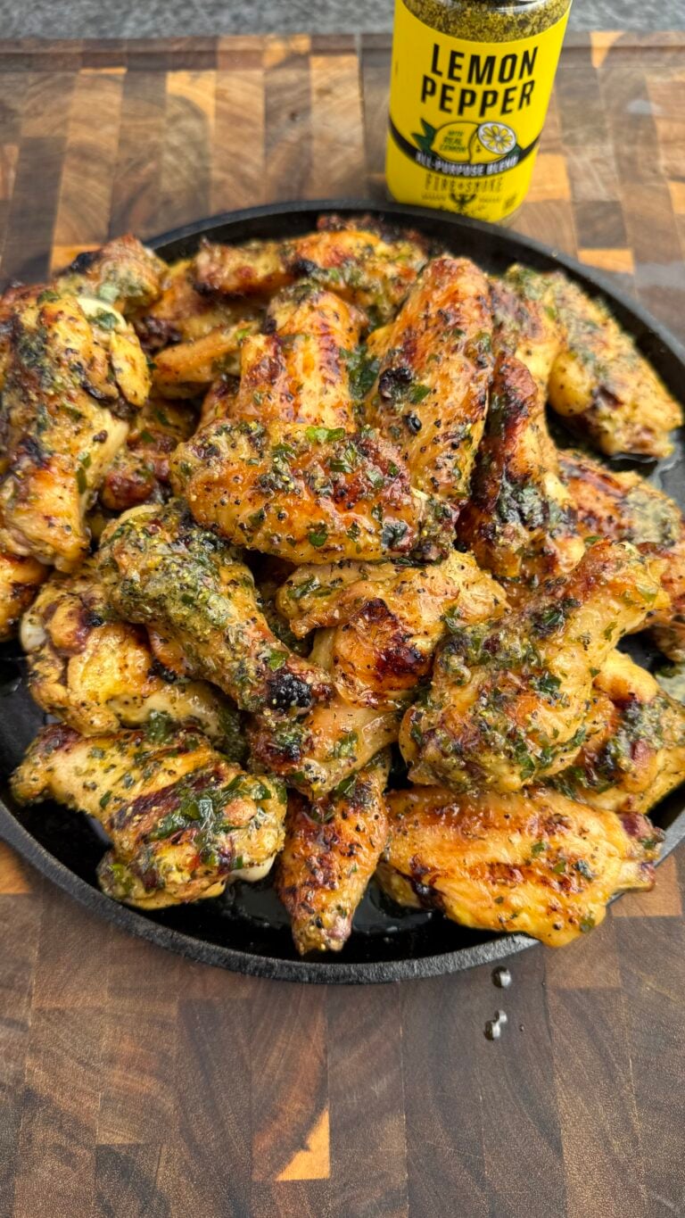Lemon Pepper Grilled Chicken Wings Recipe
