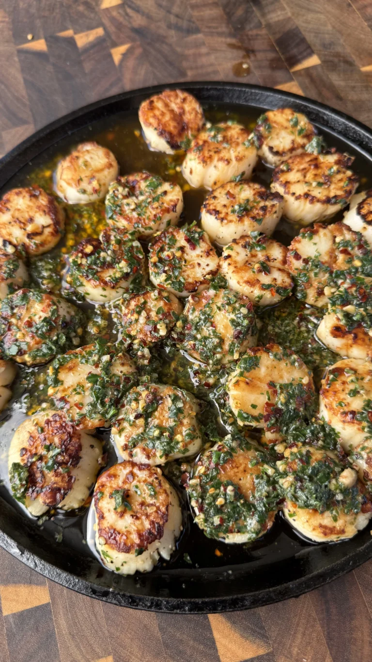 Garlic Butter Scallops Recipe