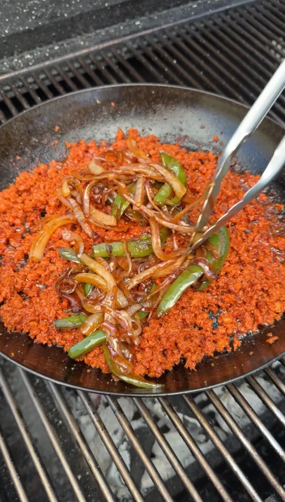 chorizo and vegetables
