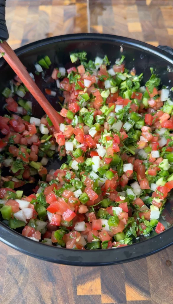 pico de gallo in a bowl
