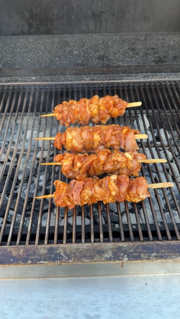 cooking the chicken on the hasty bake