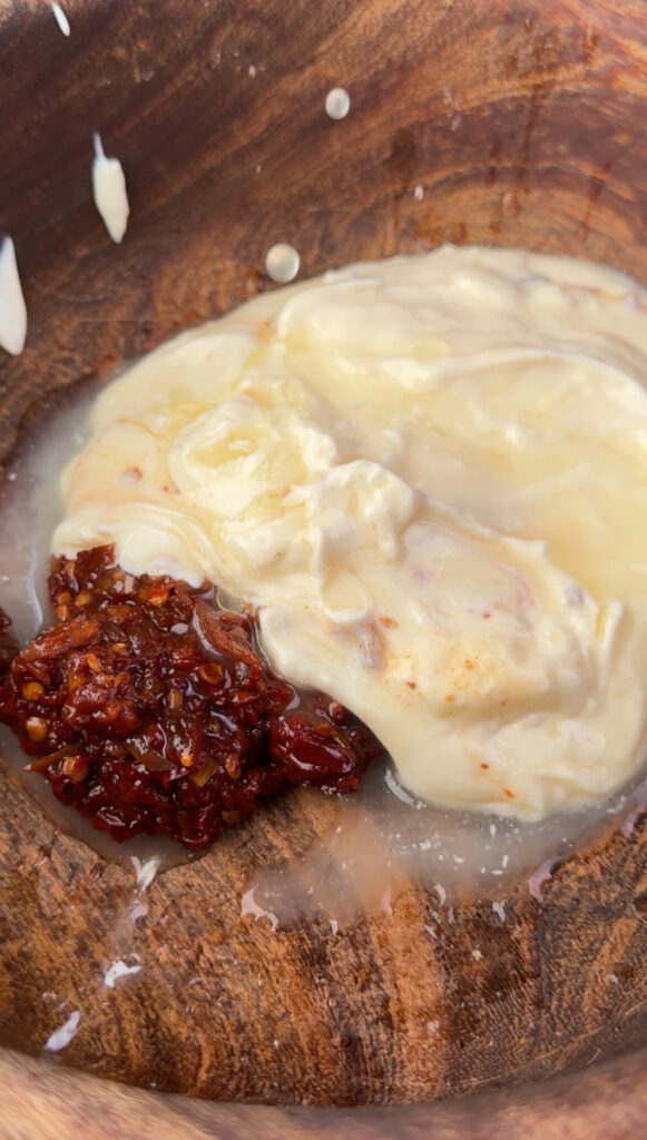 chipotle mayo in a bowl