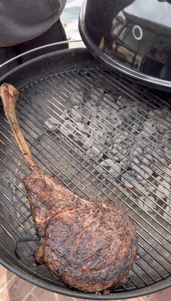 reverse searing a steak
