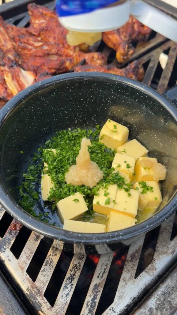 cilantro garlic butter
