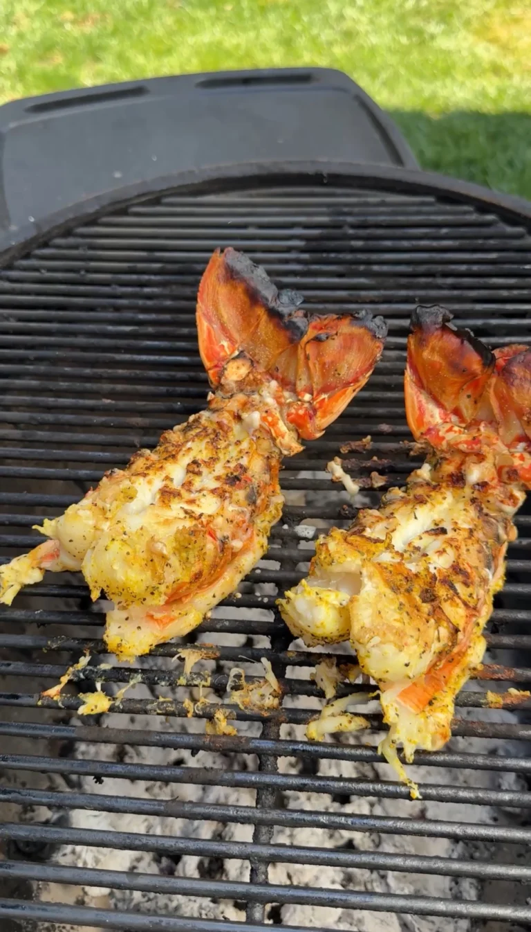 Lemon Pepper Grilled Lobster Tails