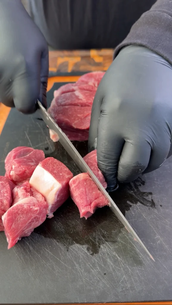 cubed steak bites