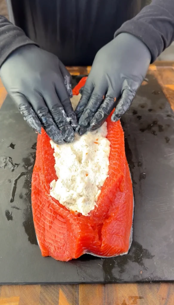 stuffed salmon filets 