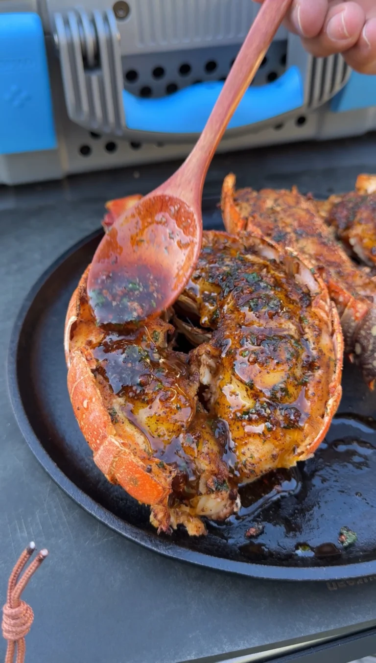 Cajun Honey Grilled Lobster Tails