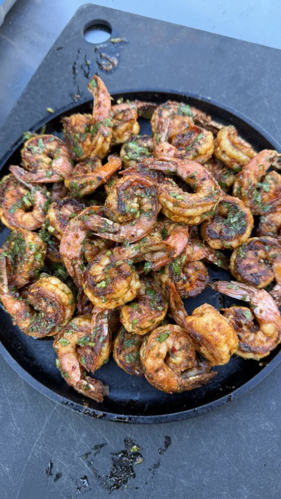 grilled chili lime shrimp