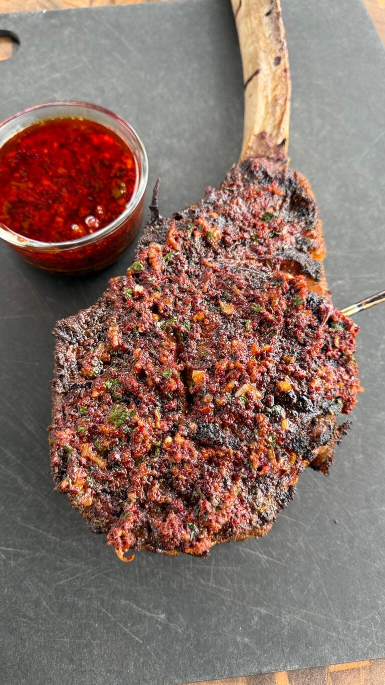 east smoked tomahawk ribeye