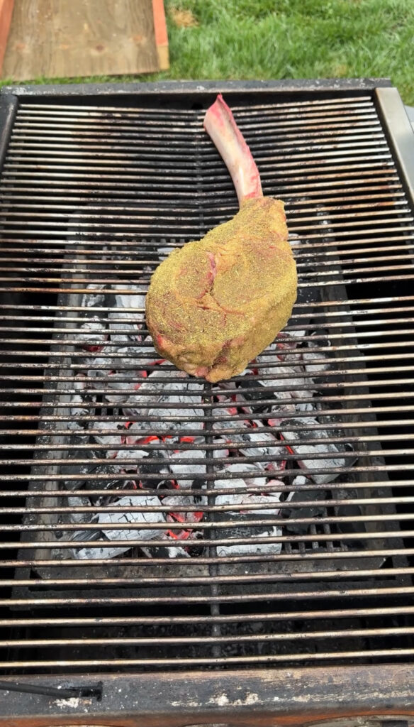 low heat cooking steak on the hasty bake