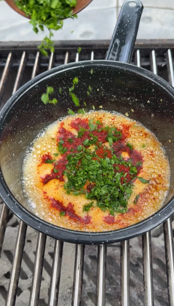 spicy garlic compound butter