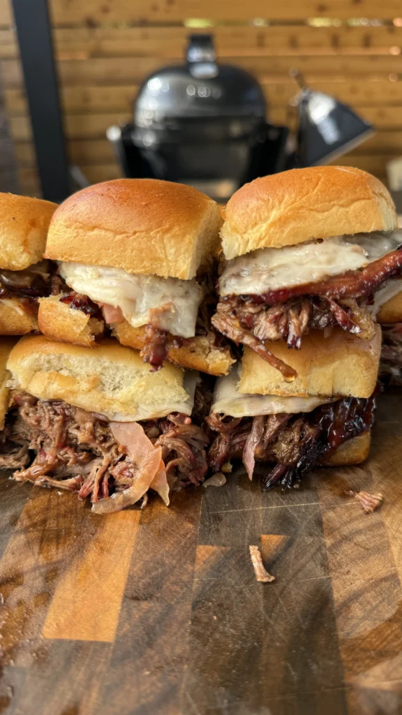 smoked beef sliders
