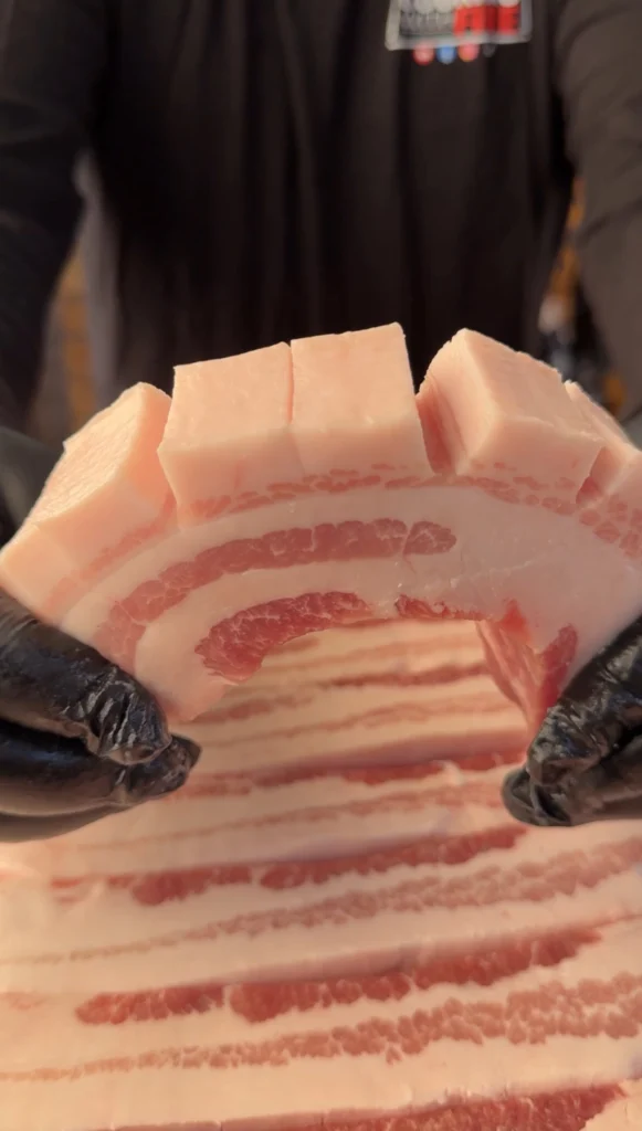 perfect pork belly for the chicharrónes