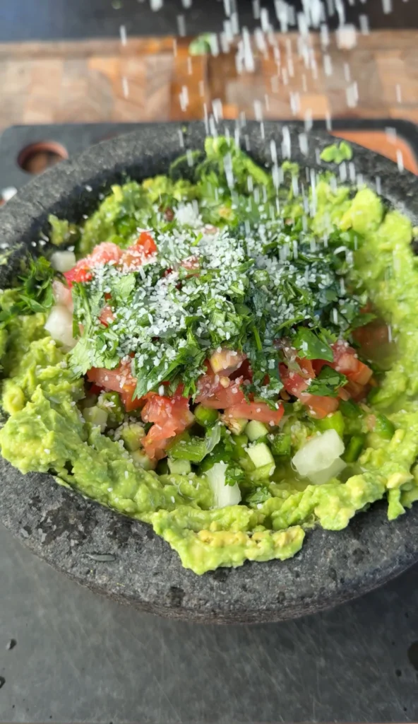 home made guac in a bowl