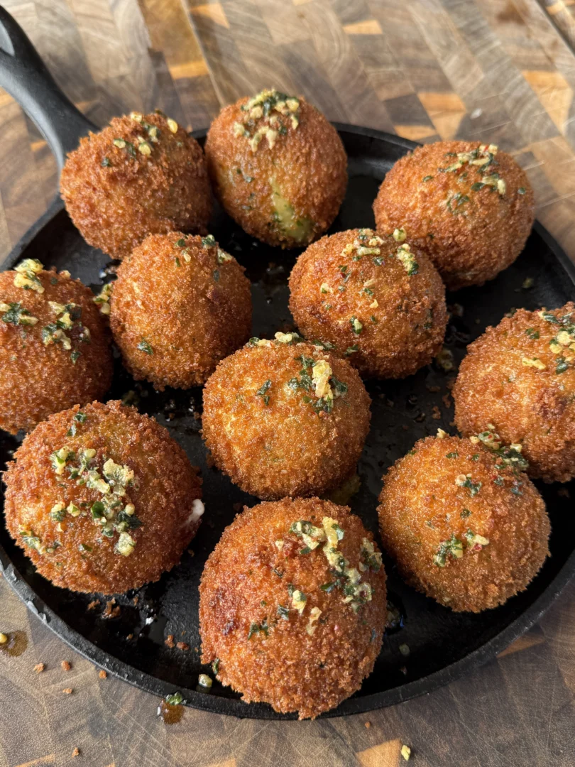 cheese stuffed croquettes