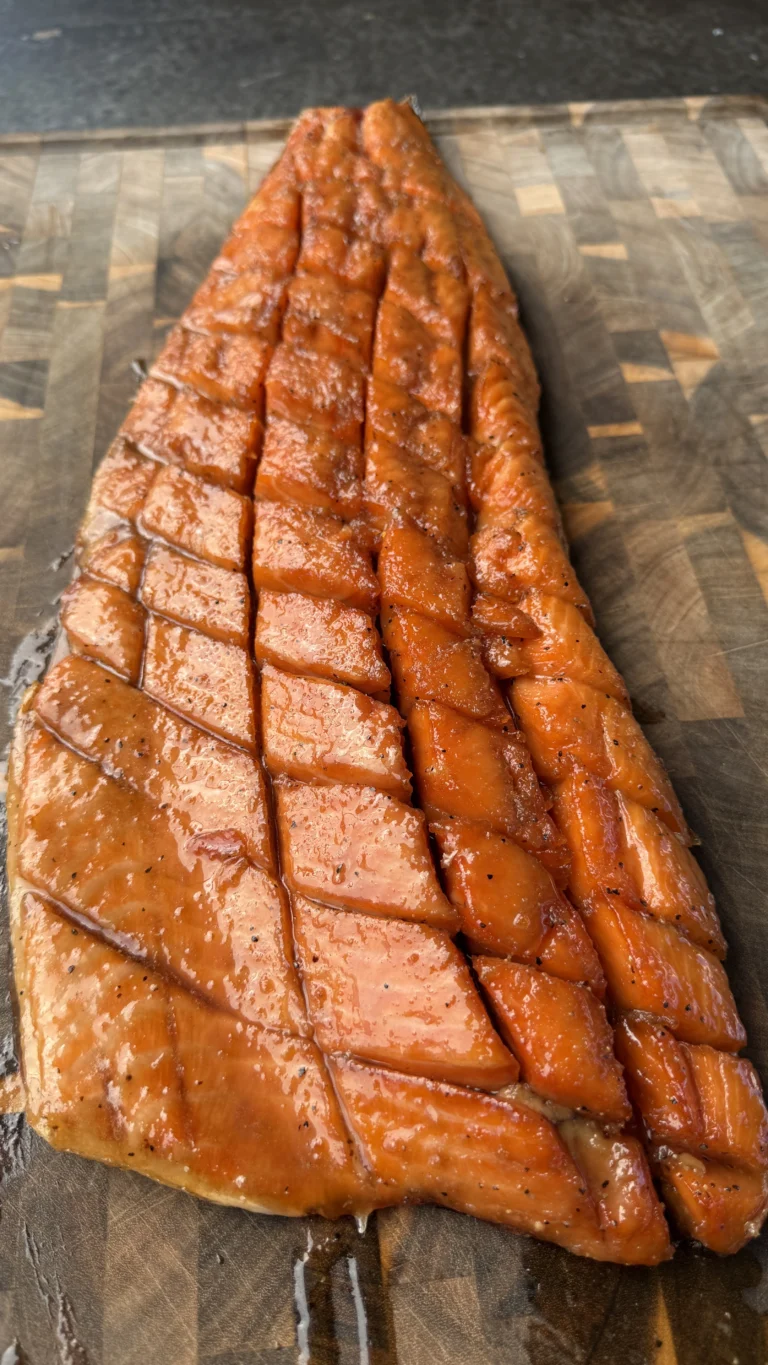 smoked salmon burnt ends
