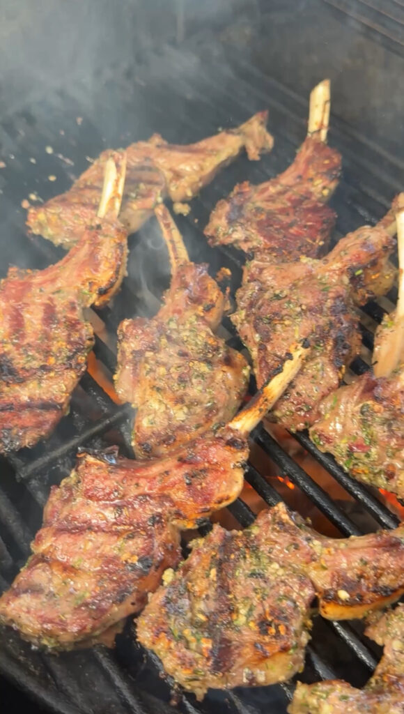 grilled lamb chops