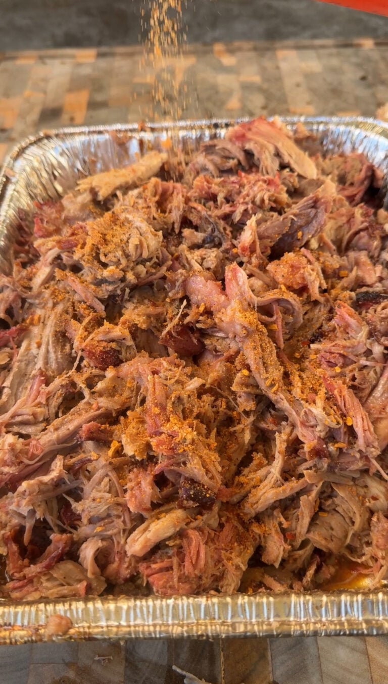 Smoked Hot & Fast Pulled Pork