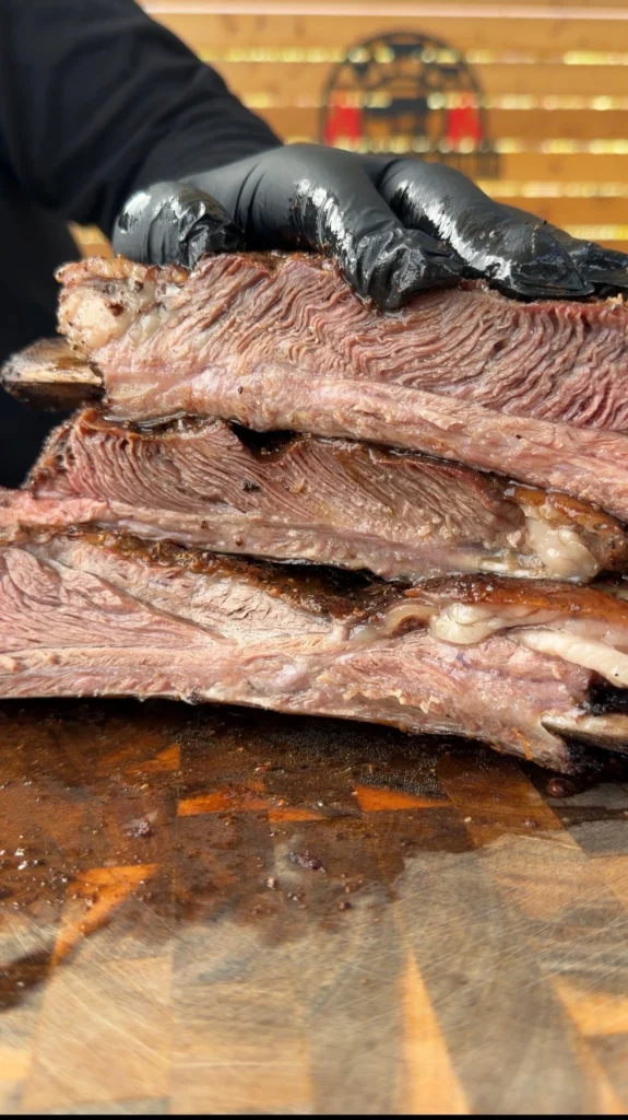 2 ribs stacked on top of each other