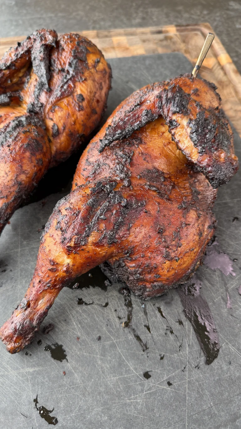 Garlic Guajillo Smoked Chicken