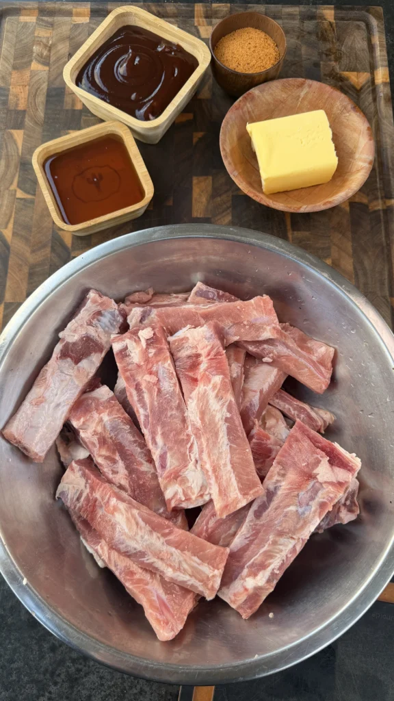 cut up spare ribs
