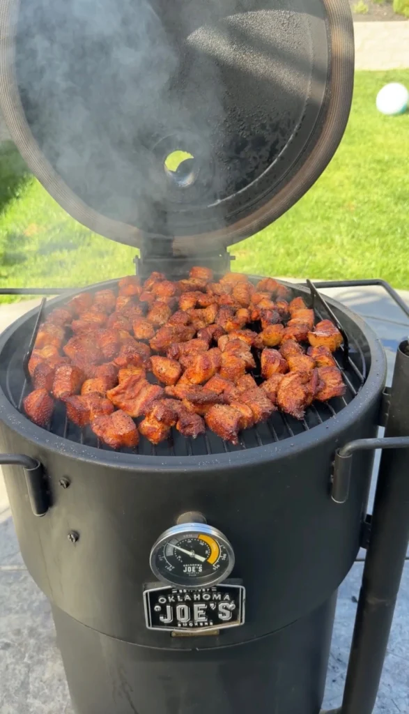 up close on the pork belly burnt ends