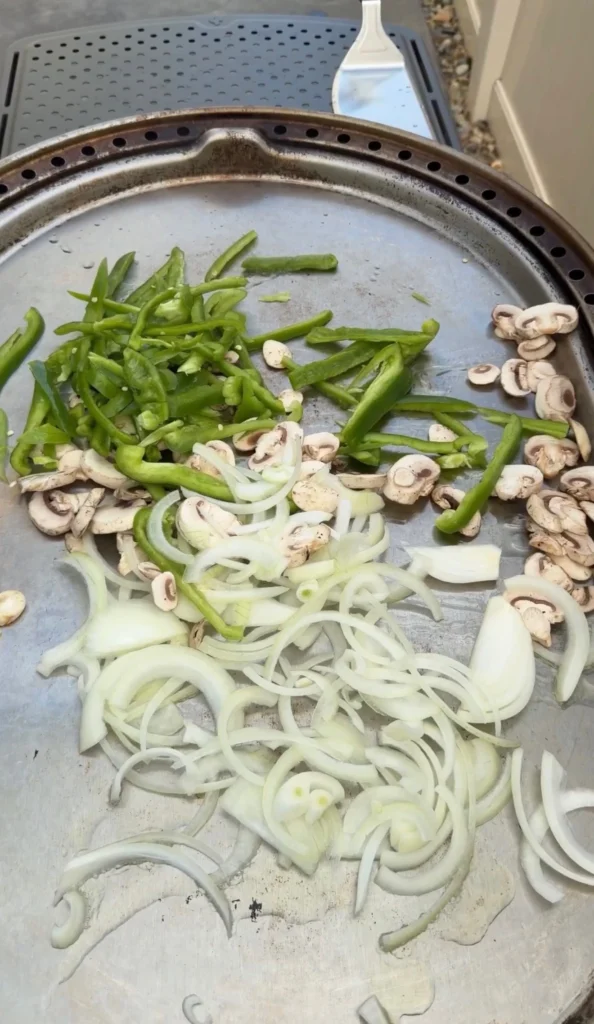 grilled vegetables for the sandwiches