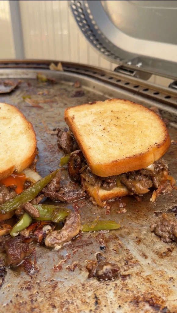 texas toast cheesesteaks