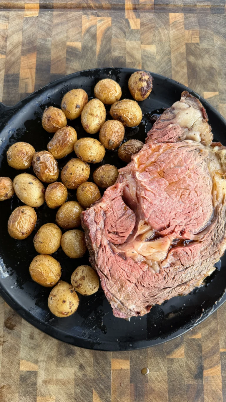 herb butter prime rib