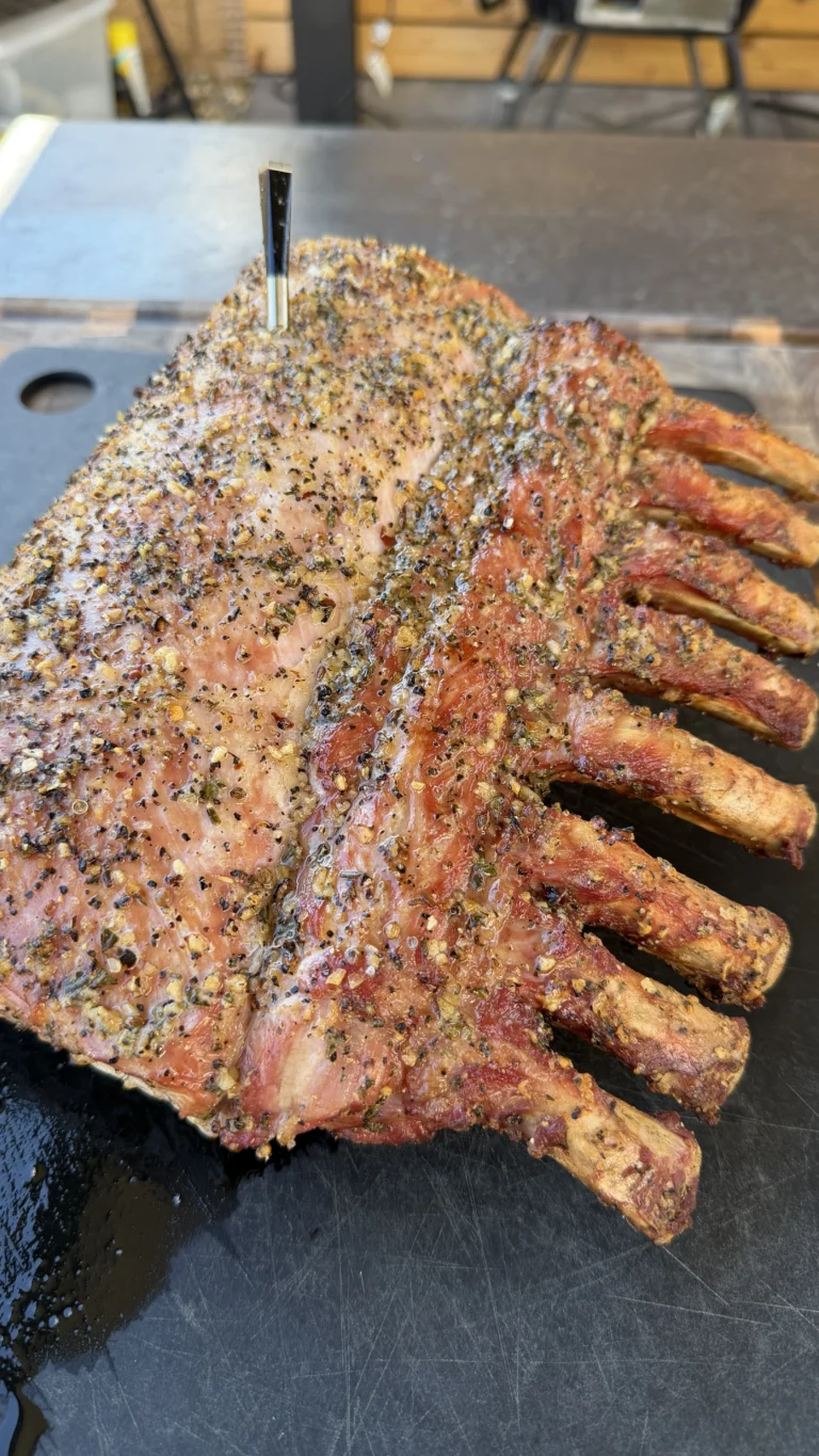 herb crusted pork roast