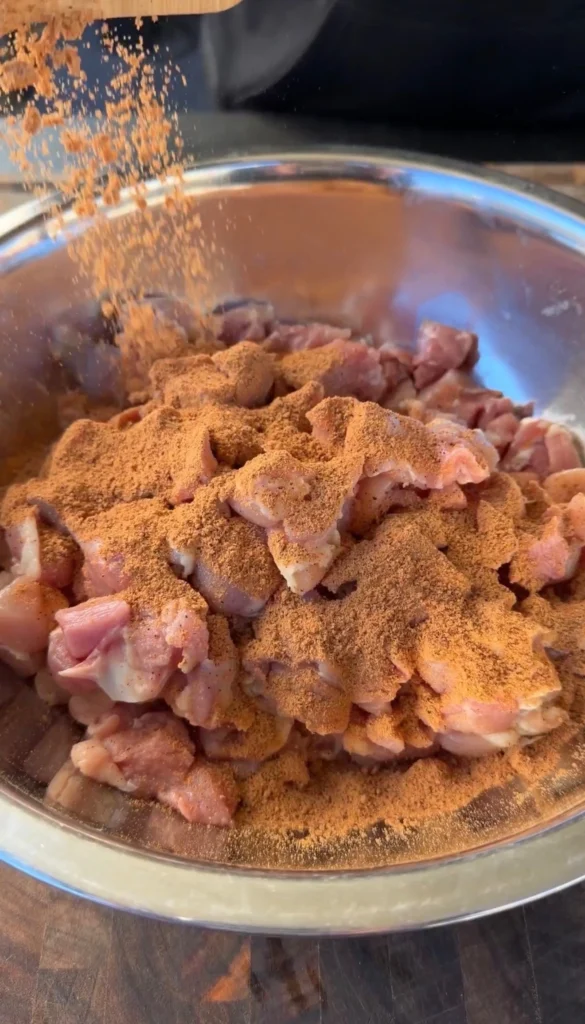 seasoned chicken thighs