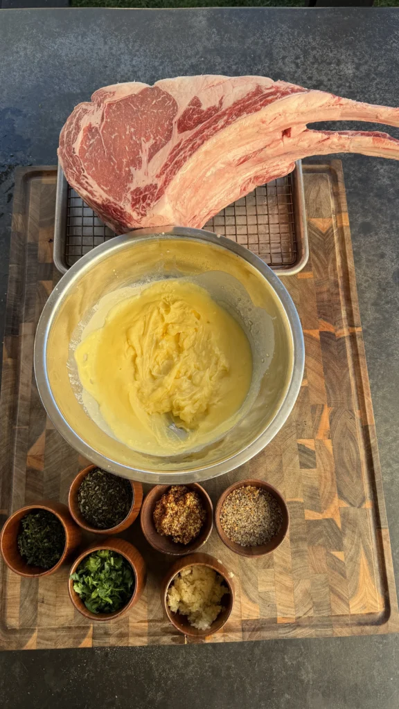 garlic paste and prime rib ingredients
