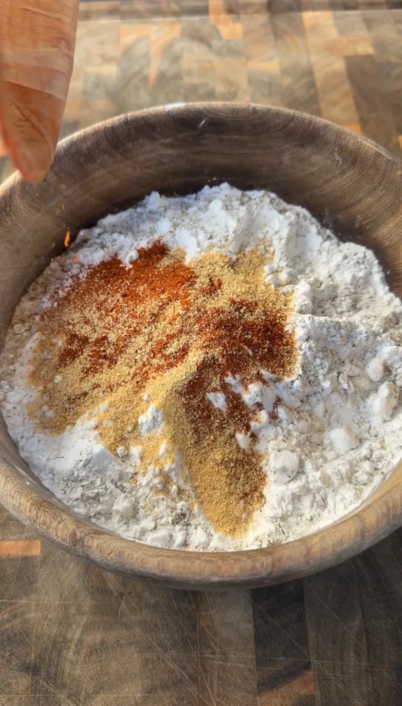 dry coating for the fried chicken