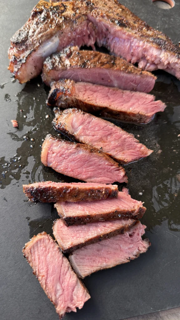 sliced porterhouse