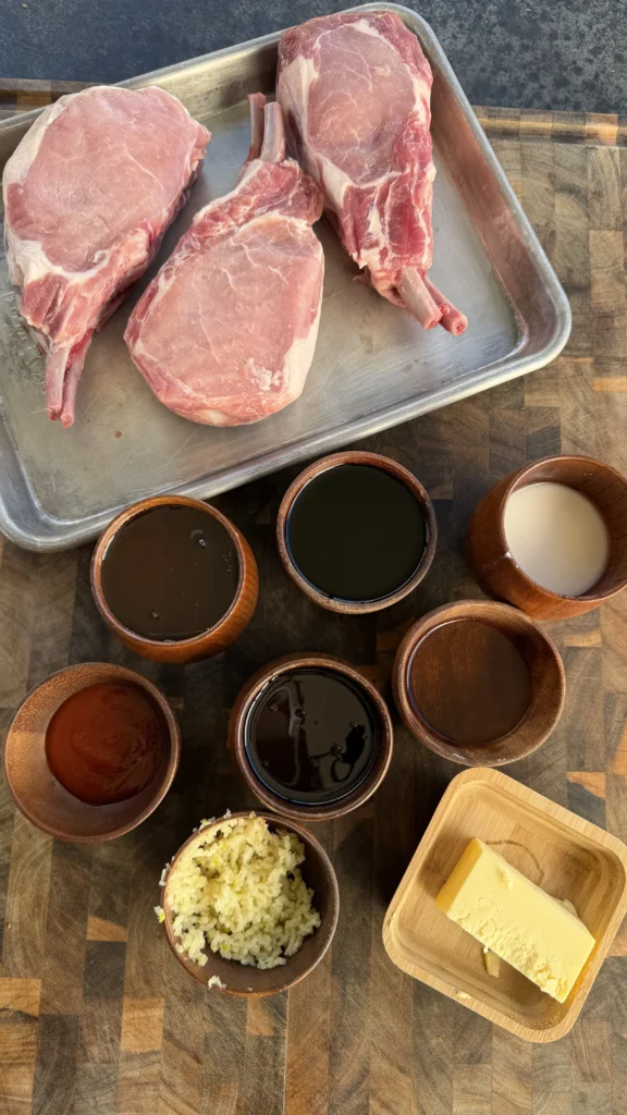 garlic pork chop ingredients