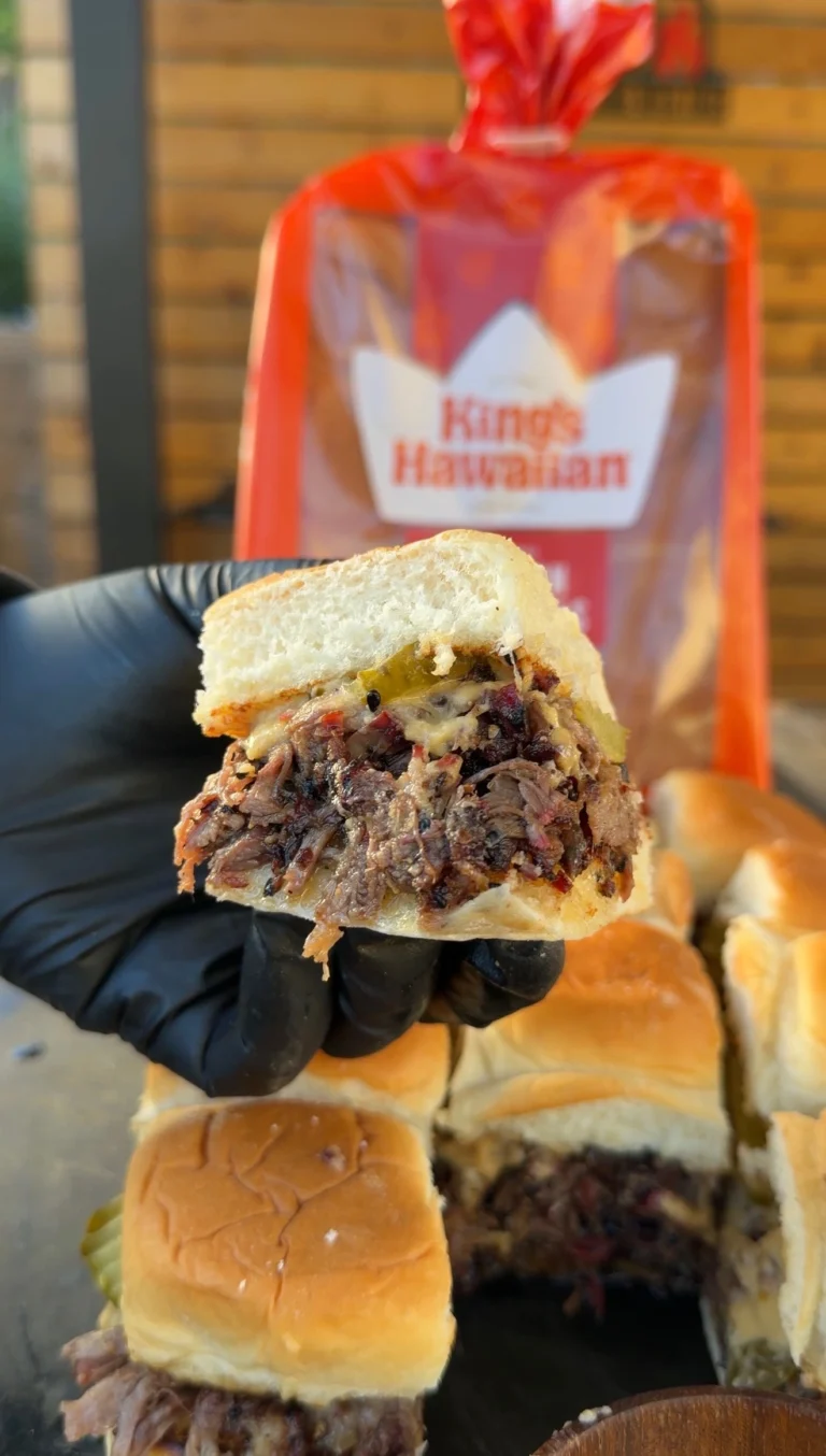 Smoked Pulled Beef Sliders