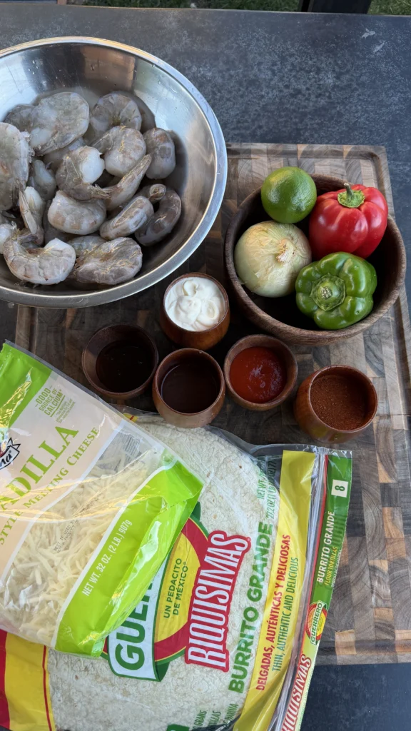 shrimp quesadilla ingredients