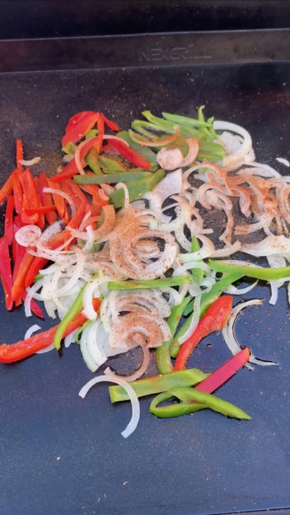 vegetables on the grill