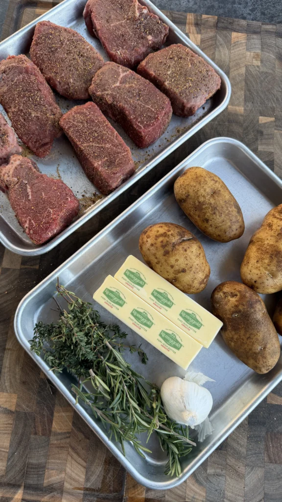 butter basted filet ingredients