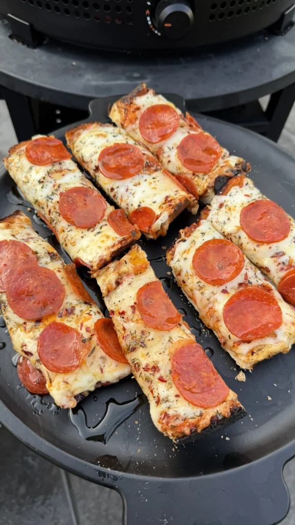 french bread hot honey pizza