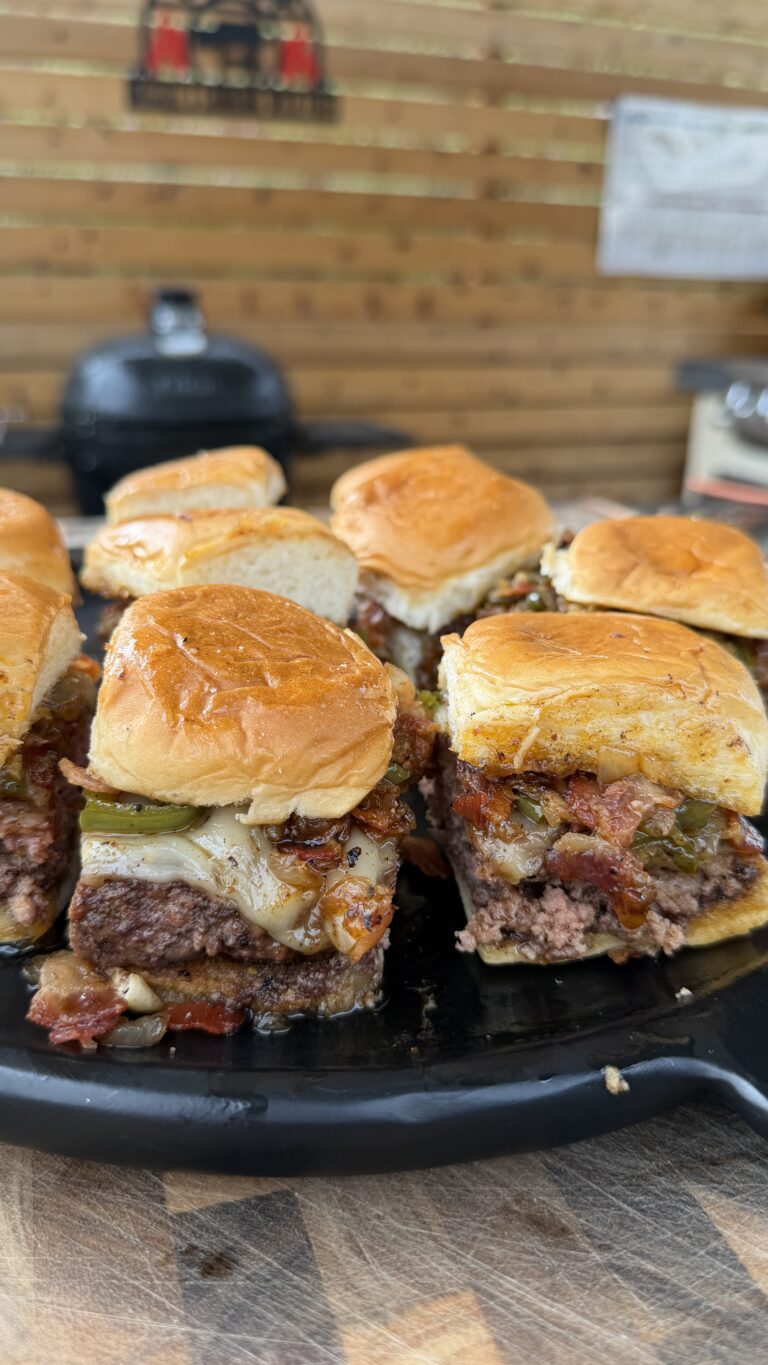 Jalapeño Bacon Jam Cheeseburger Sliders