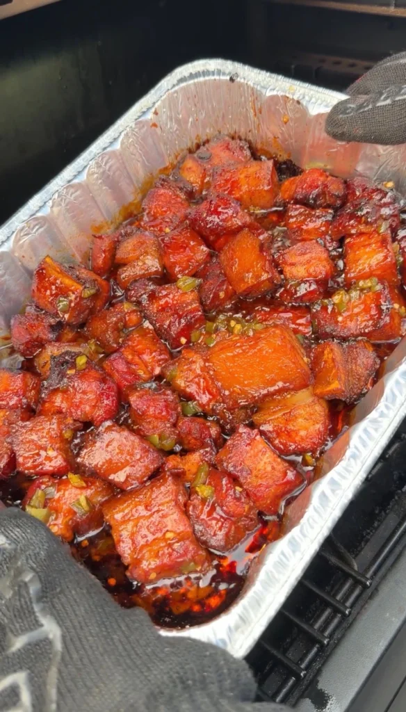 smoked pork belly burnt ends