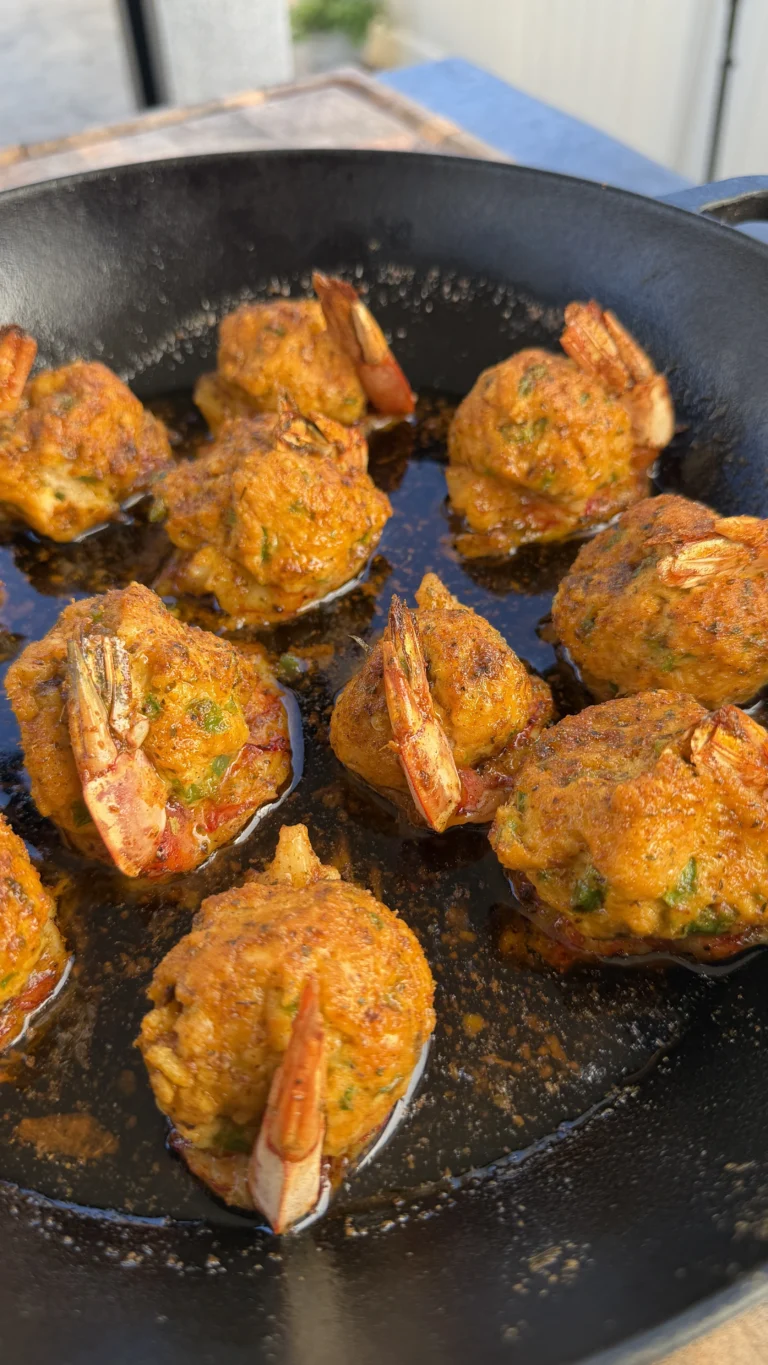 Crab-Stuffed Smoked Shrimp